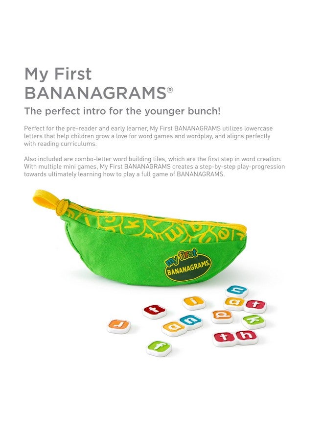 Bananagrams Bananagrams Classic & My First Bundle. Fun Word Game Set for Kids & Families. Educational & Entertaining, Ages. Fast-Paced Word Play in a Convenient Portable Pouch  - Image 2