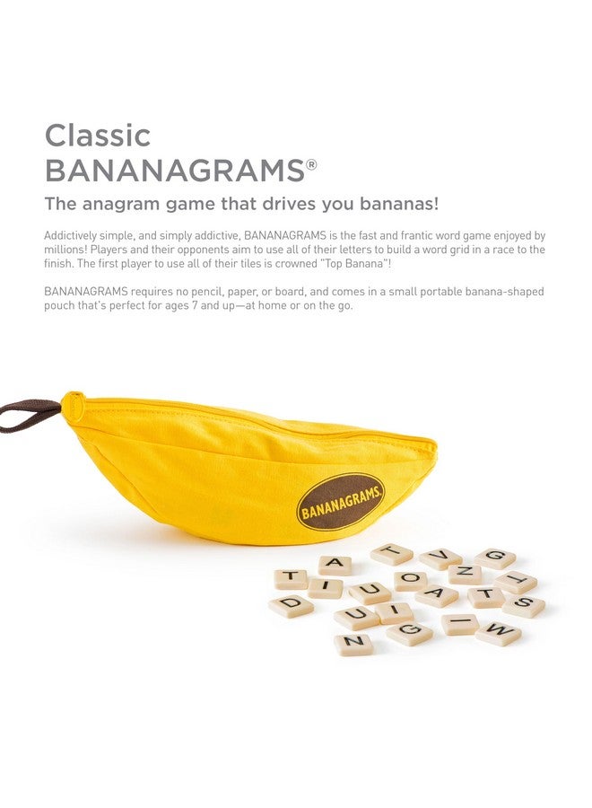 Bananagrams Bananagrams Classic & My First Bundle. Fun Word Game Set for Kids & Families. Educational & Entertaining, Ages. Fast-Paced Word Play in a Convenient Portable Pouch  - Image 3