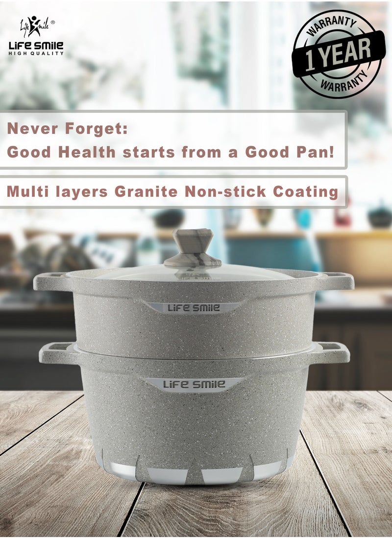 Stock Pot with Steam Pot 32CM Size - pzsku/Z362F54C9175613D0141CZ/45/_/1673247684/13b38882-9396-4d1e-b22b-aa78b29a3b08