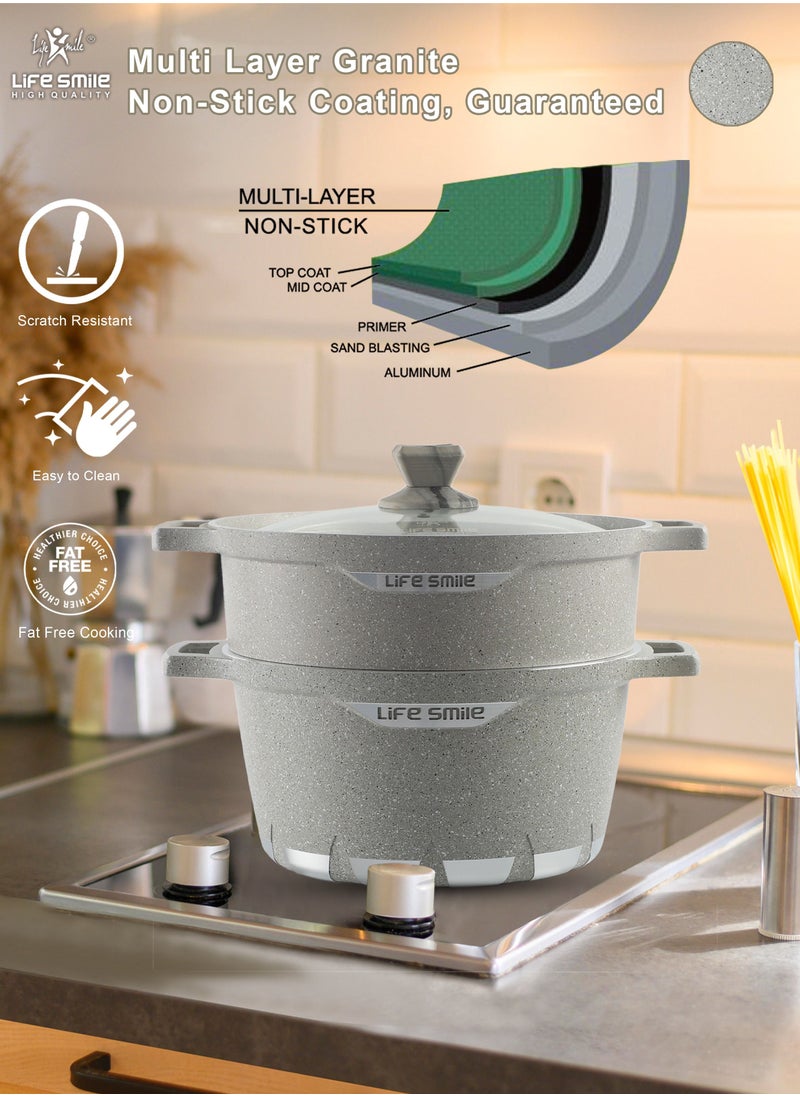Stock Pot with Steam Pot 32CM Size - pzsku/Z362F54C9175613D0141CZ/45/_/1673247684/833170ad-0304-47d3-9f69-85337ea27a6a