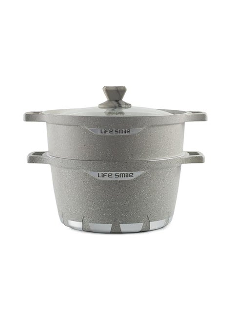 Stock Pot with Steam Pot 32CM Size