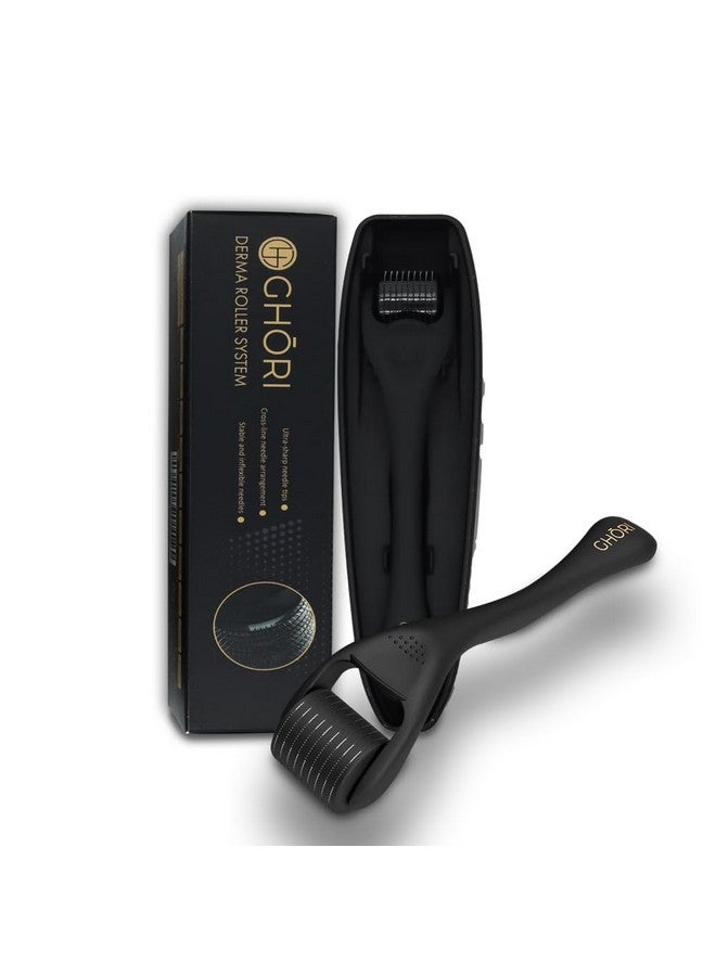Ghori Derma Roller For Hair Growth with 540 Microscopical Needles Repairs Damaged Hair, Activates Hair Follicles For Hair Fall & Hair Thickening (1.5MM) - Image 1