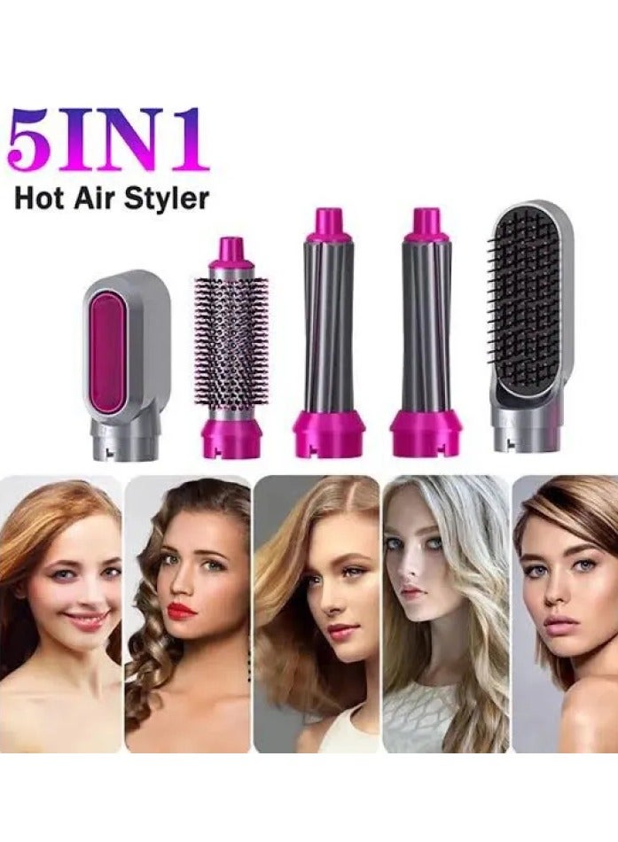 Generic 5 in 1 Hair Styler multi-function Professional Styling Tool hair dryer, hair curler, hot air comb, hair straightener  - Image 5