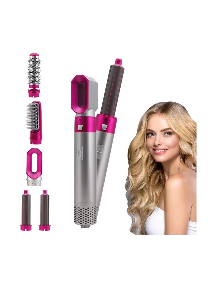Generic 5 in 1 Hair Styler multi-function Professional Styling Tool hair dryer, hair curler, hot air comb, hair straightener  - Image 3