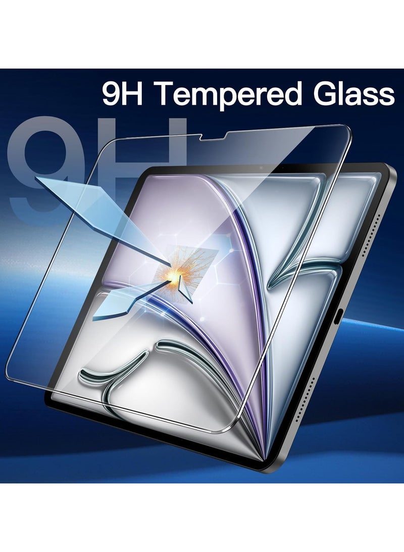 Techie HD Tempered Glass Screen Protector for Apple iPad Air 11 Inch (M3) 2025 / (M2) 2024 - Anti Reflection Anti Bubbles 9H Hardness 0.33 mm Rounded Edges Easy Installation - Image 5