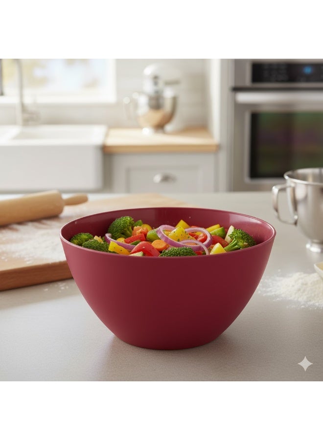 favilla Favela Multi-Purpose Serving Bowl – Combining elegance and practicality in every use – Code 342 – Burgundy - Image 3