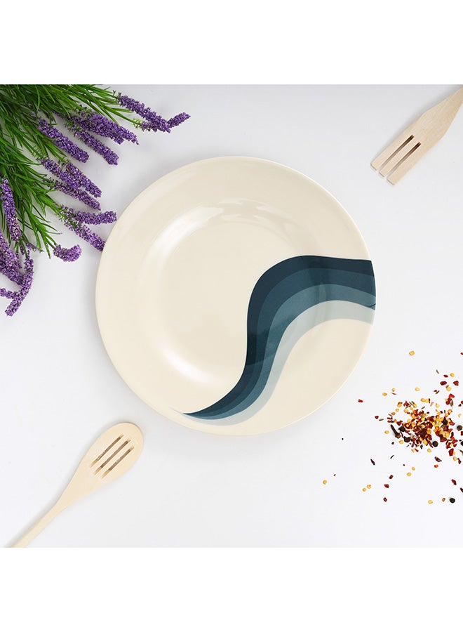 رويال فورد طبق سوبر رايز بتصميم مسطح أبيض/أخضر 10بوصة - Image 3