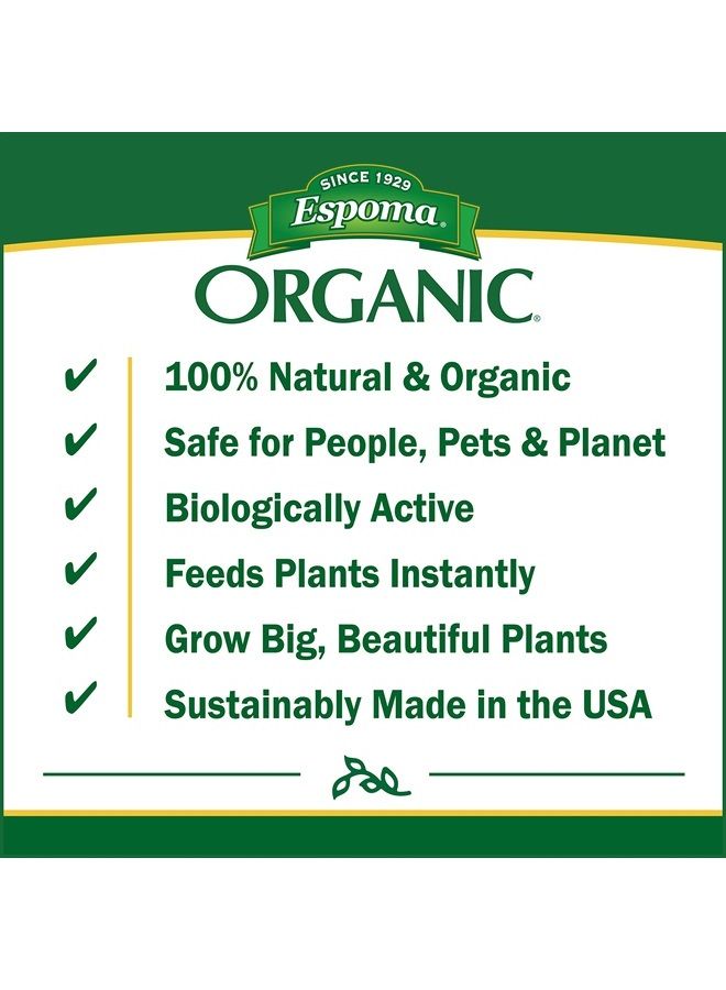 Espoma Organic Violet! 8-Ounce Concentrated Plant Food – Plant Fertilizer and Bloom Booster for All Violets and Indoor Flowering Plants. Promotes Vigorous Growth and Blooming. 