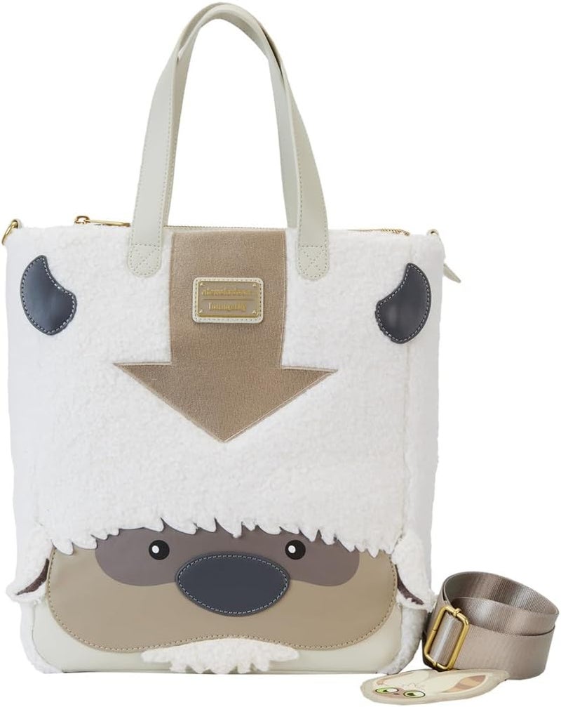 Loungefly Loungefly Avatar The Last Airbender Appa Cosplay Plush Tote Bag with Momo Charm - Image 1