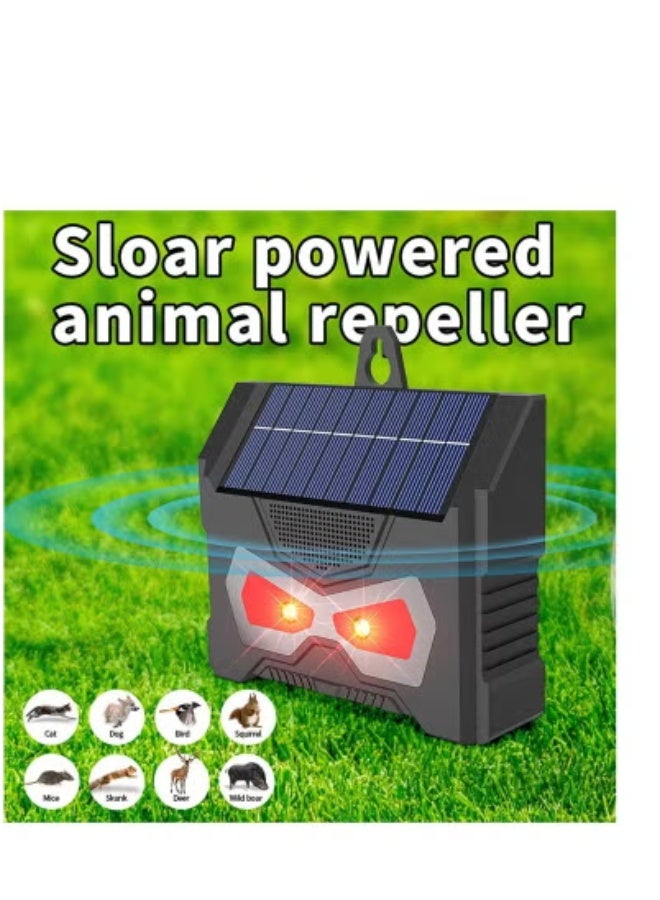Excefore 2 PCS Solar Powered Nocturnal Animal Repeller, Solar Predator Control Light, Nighttime Animal Deterrent Light, with Flashing LED Lights Motion Detection, Ultrasonic Fox, Rat, Dog, Cat Repellent - Image 3