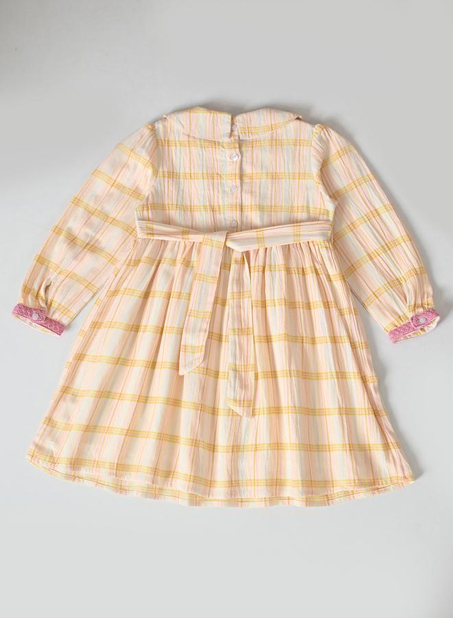 BELLA MODA Plaid Peter Pan Dress - Image 3