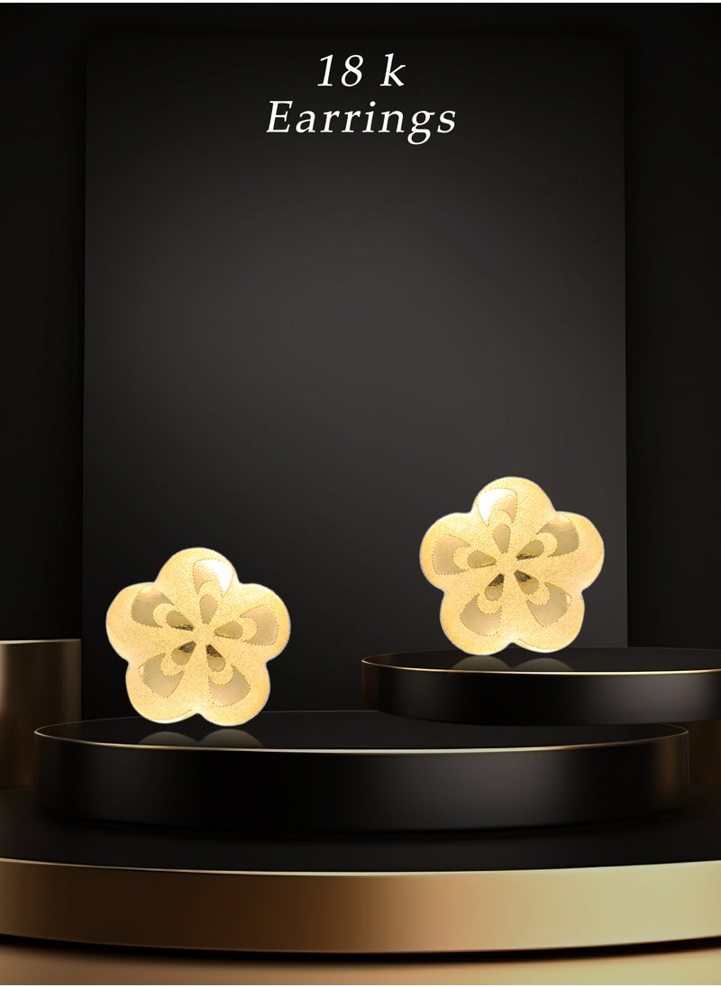 BAFLEH JEWELLERY Luxurious 18k Gold Earrings: Elevate Your Style  - Image 3