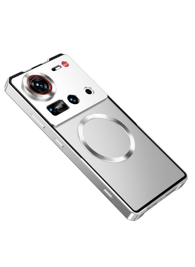 Compatible case with nubia Z70 Ultra, alloy magnetic Pioneer bezel drop protector - Image 4