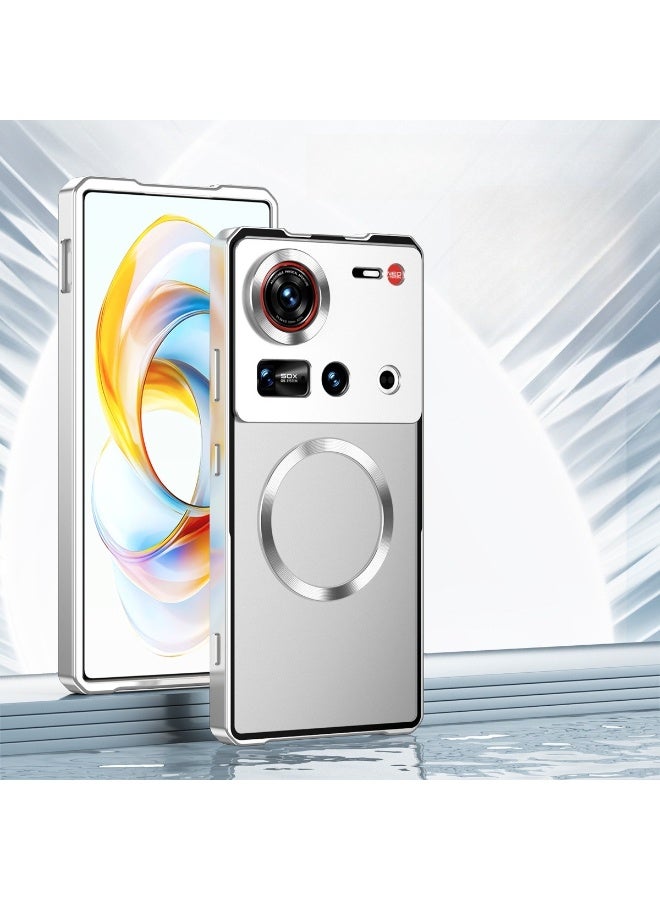 Compatible case with nubia Z70 Ultra, alloy magnetic Pioneer bezel drop protector - Image 2