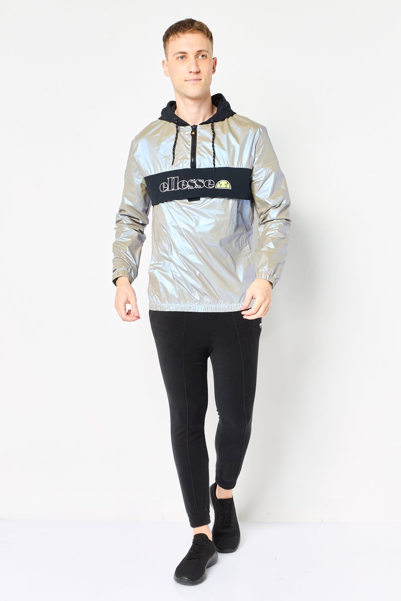 Ellesse Men Sportswear Fit Long Sleeve Outdoor Jacket, Grey - Image 3