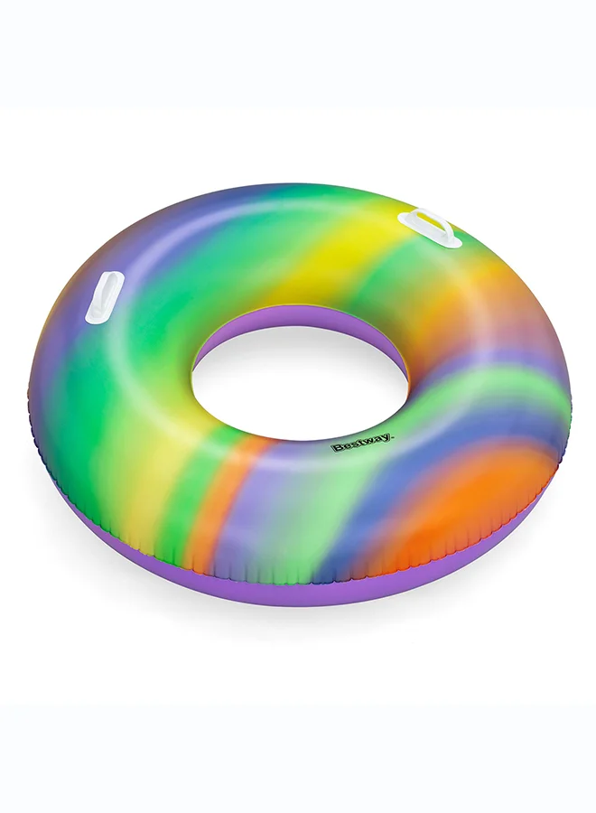 Bestway Bestway, Φ47"/Φ1. Rainbow Swim Tube Inflatable Outdoor Water Play Toy for Kids and Families, Durable Premium Quality Material, Easy Inflate and Deflate Design, Pool Beach Garden Summer Fun Activity, 19m