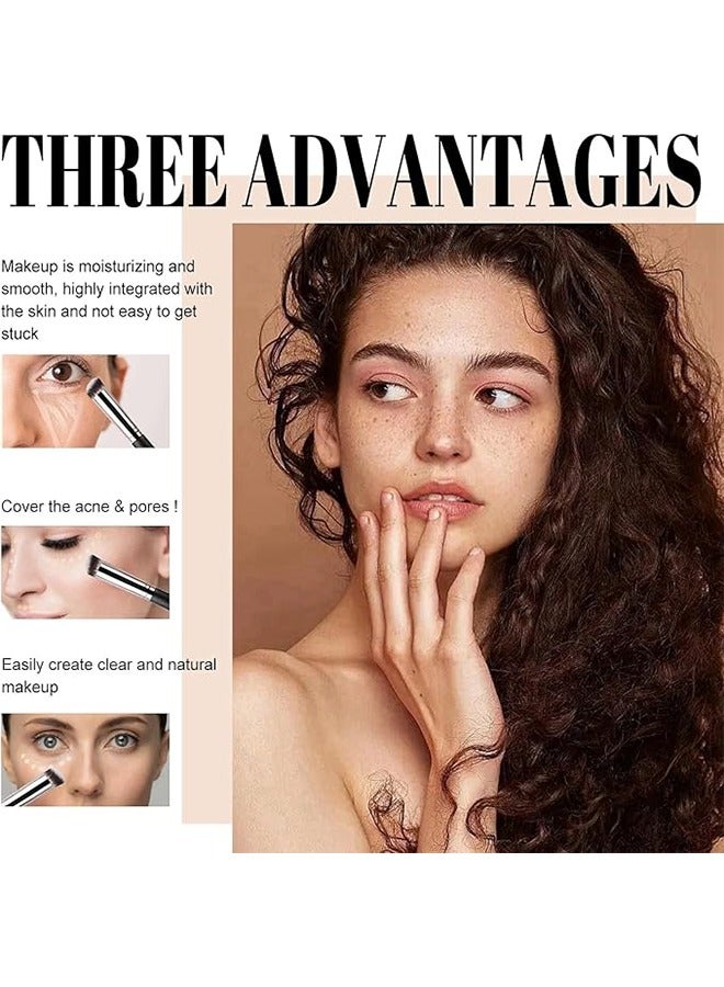 JX Triple Concealer, Full Coverage Cream Contour Palette, Long-Wearing Concealer Palette, Cream Foundation Palette for Face Spots Marks, 3-in-1 Full Coverage Color Correcting Cream - 15G - Image 4