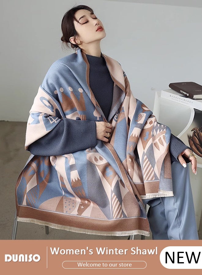 DUNISO أوشحة نسائية شالات غرف مكيفة واقيات رقبة معاطف واقية من الرياح كارديجان واقيات رقبة أوشحة نسخة يانغ مي المطابقة لملك البوكر - Image 1