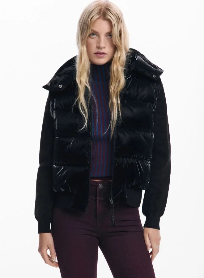 ديسيجوال سترة مبطنة لامعة قابلة للتحويل