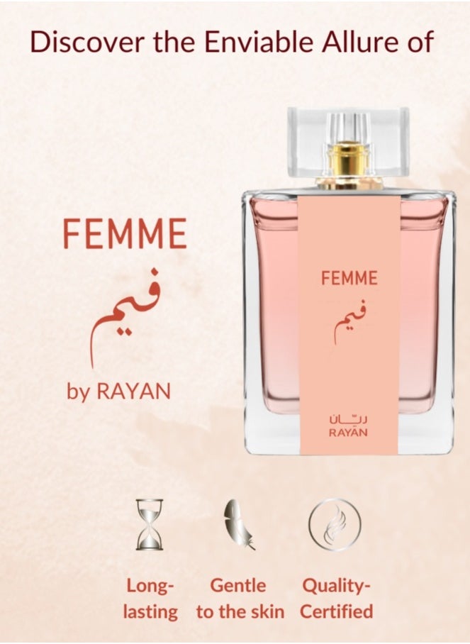 عطر ريان نسائي - ماء عطر عربي طويل الأمد، 100 مل (3.34 أونصة سائلة)، حديقة الزهور مع الرحيق الحلو، التوت، البرغموت، وردة مايو، الياسمين، العنبر - هدية مثالية لشهر رمضان والعيد - pzsku/Z36304598EE784BD34BE7Z/45/_/1739557127/274ee941-dc03-429f-a514-5afc2fd3b12b
