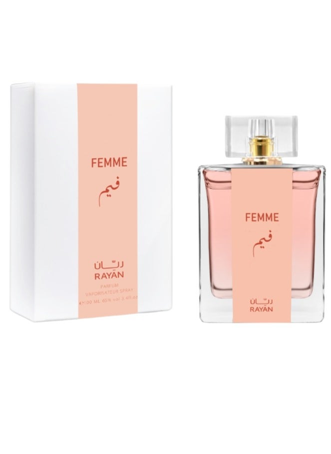 عطر ريان نسائي - ماء عطر عربي طويل الأمد، 100 مل (3.34 أونصة سائلة)، حديقة الزهور مع الرحيق الحلو، التوت، البرغموت، وردة مايو، الياسمين، العنبر - هدية مثالية لشهر رمضان والعيد - pzsku/Z36304598EE784BD34BE7Z/45/_/1739557131/fb6ada6d-b2ac-47f9-8074-caf2b8a34ddf