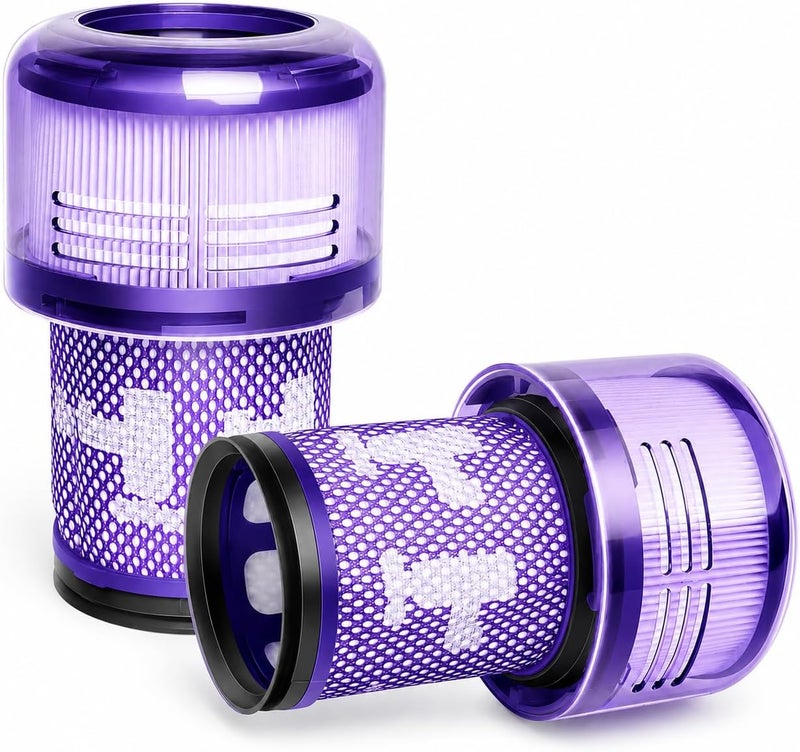 Bluearks حزمتان مرشح استبدال لـ Dyson V12 Detect Slim مكنسة كهربائية لاسلكية ومكنسات V12 Slim، مقارنة بالجزء 971517-01 (ليست لـ SV12 & V15 مكنسة كهربائية) - Image 1
