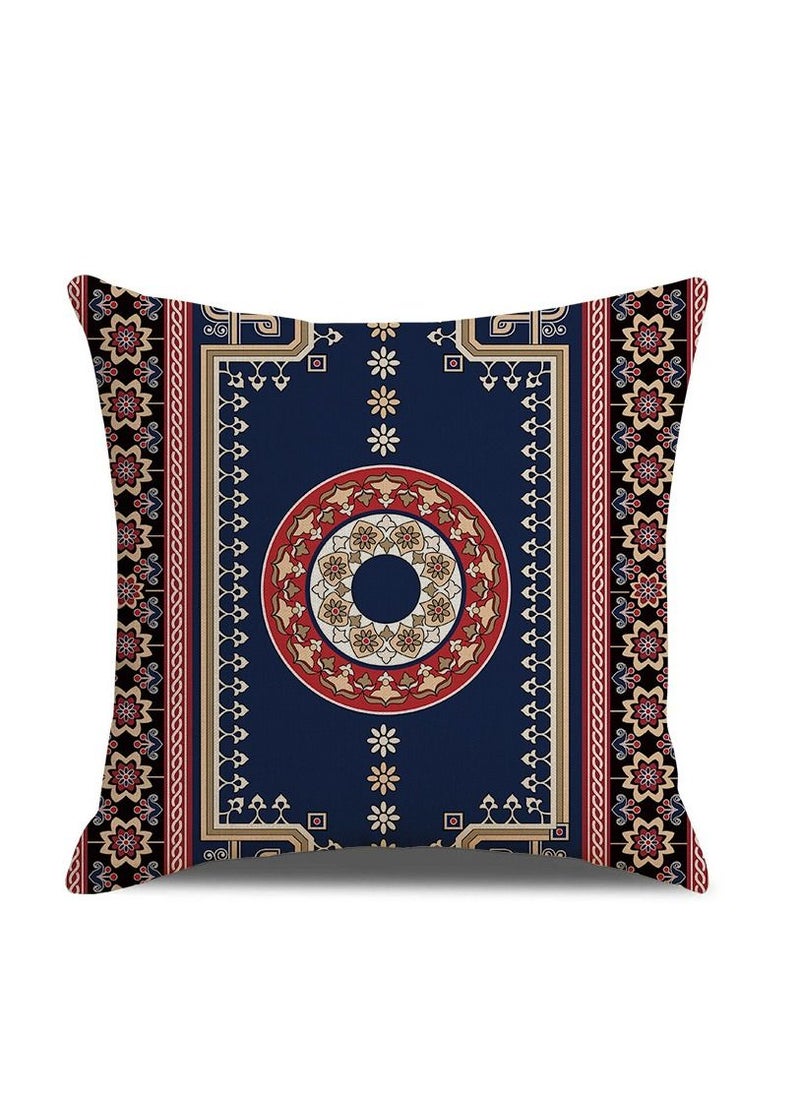 Bluejw - 4-Piece Living Room Sofa Cushion Cover Festive Atmosphere Persian Style Cushion Cover 18x18in - Image 1