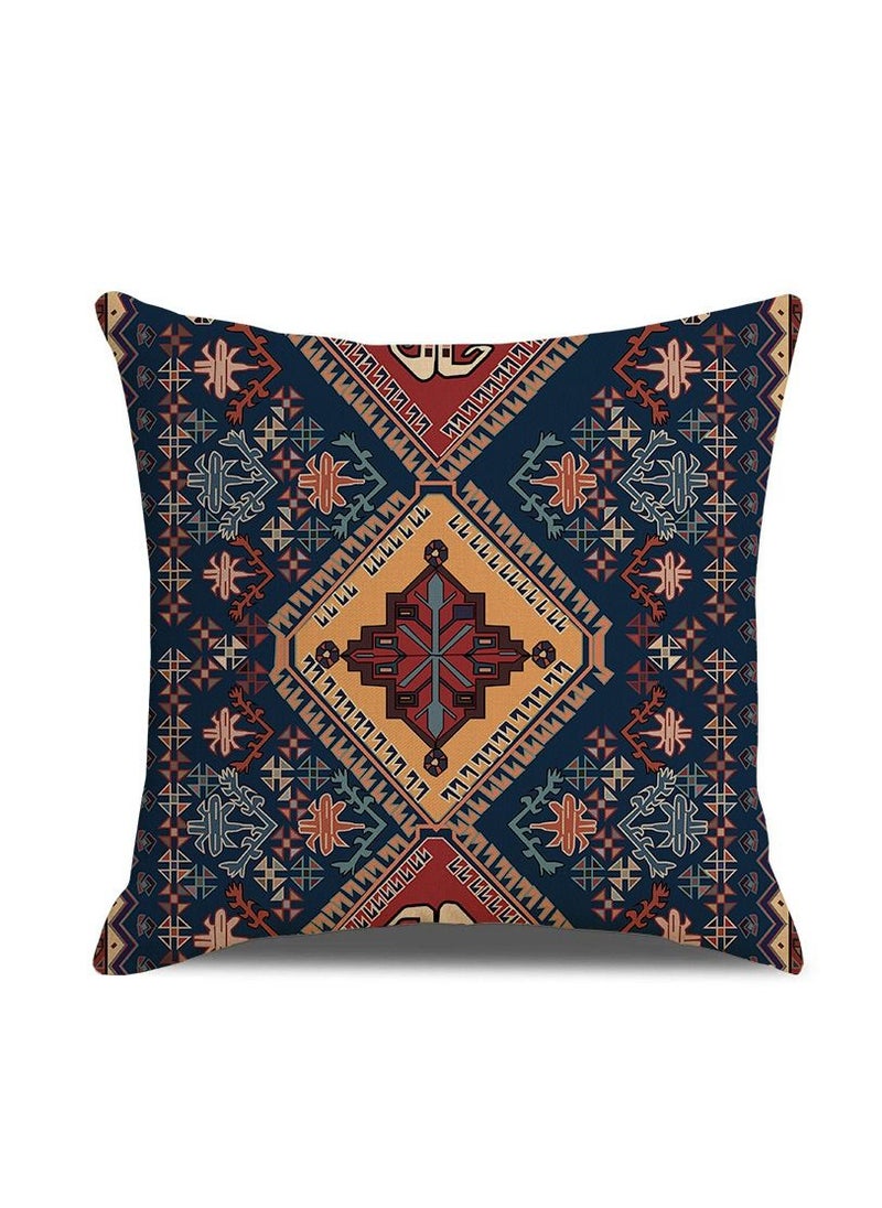 Bluejw - 4-Piece Living Room Sofa Cushion Cover Festive Atmosphere Persian Style Cushion Cover 18x18in - Image 1