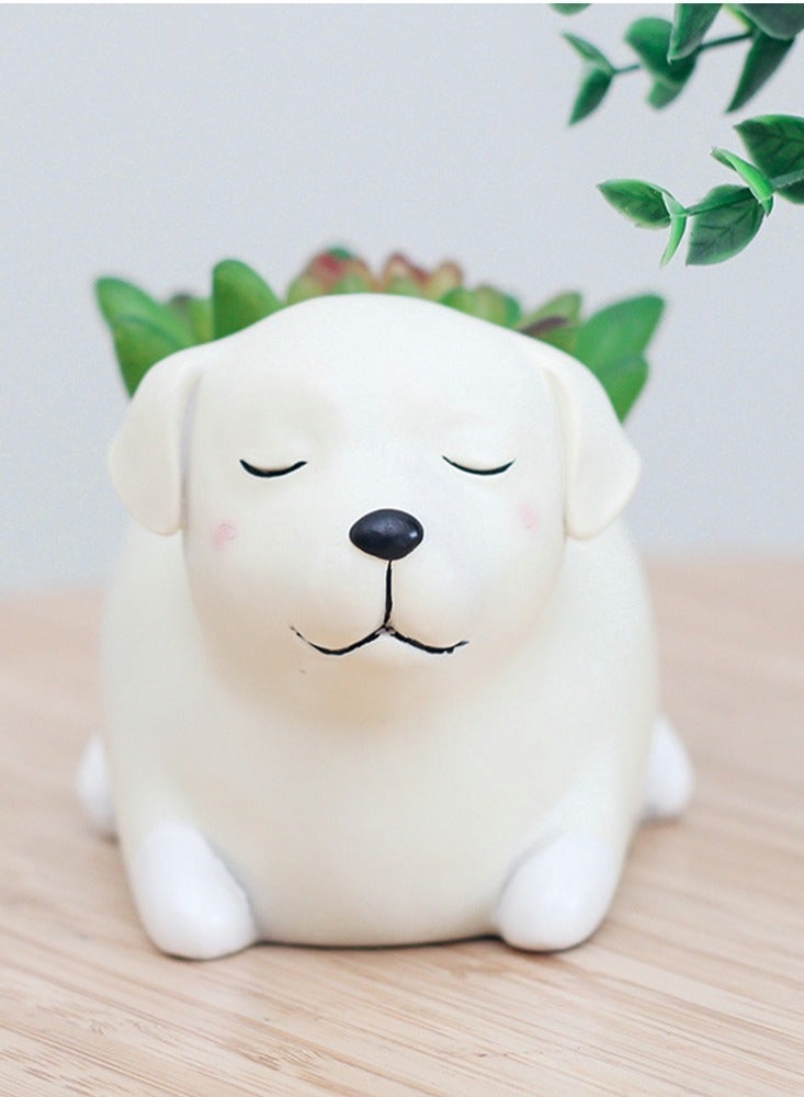 C ute Cartoon Animal Shaped Ceramic Succulent Cactus Flower Pots Planters vase for Home Garden Office Desktop Decoration A6 - Image 3