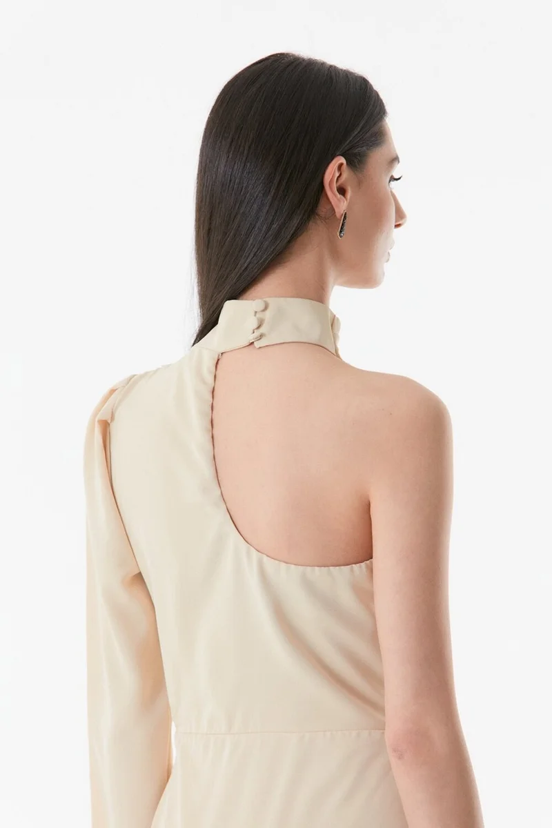 فولامودا One Shoulder Slit Dress