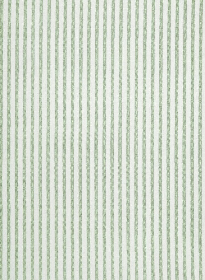 Laura Ashley - Euro Shams, 100% Smooth Cotton with Envelope Closure, Throw Pillow Cover for Bed or Couch, Oeko-Tex Certified, Set of 2 (Ticking Stripe Green, 26" x 26") - Image 5