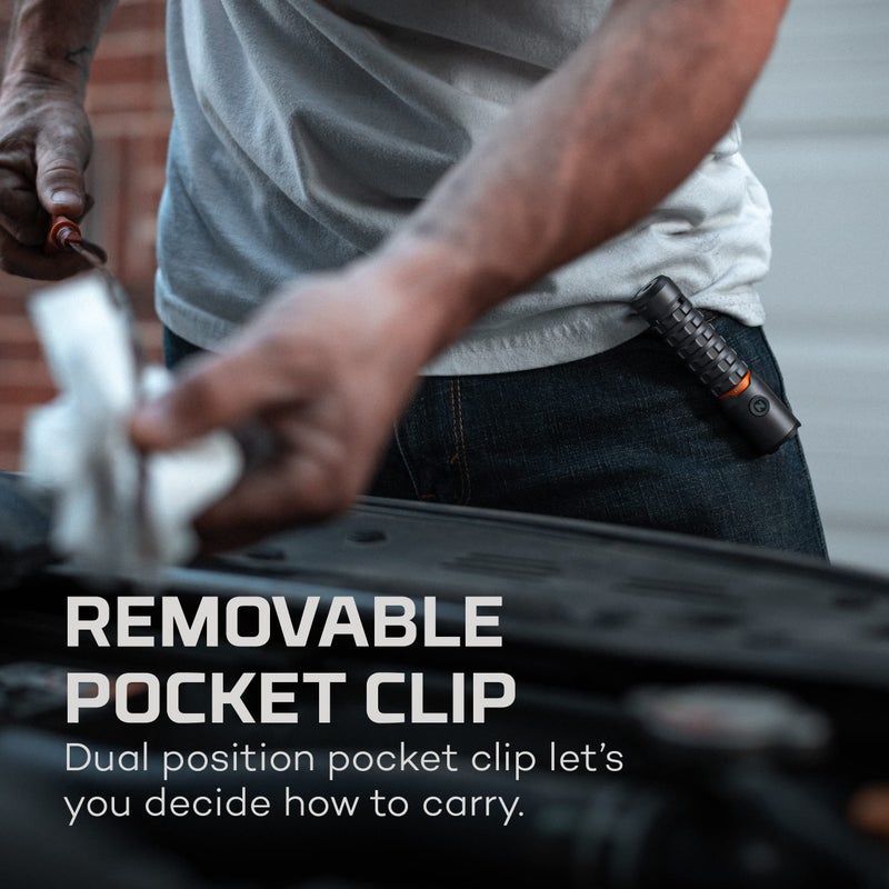 NEBO مصباح جيب NEBO Torchy 2K القابل لإعادة الشحن | مصباح جيب قابل لإعادة الشحن بقوة 2000 لومن، 5 أوضاع إضاءة LED، مقاوم للماء والصدمات للتخييم، الصيد، المشي - Image 5