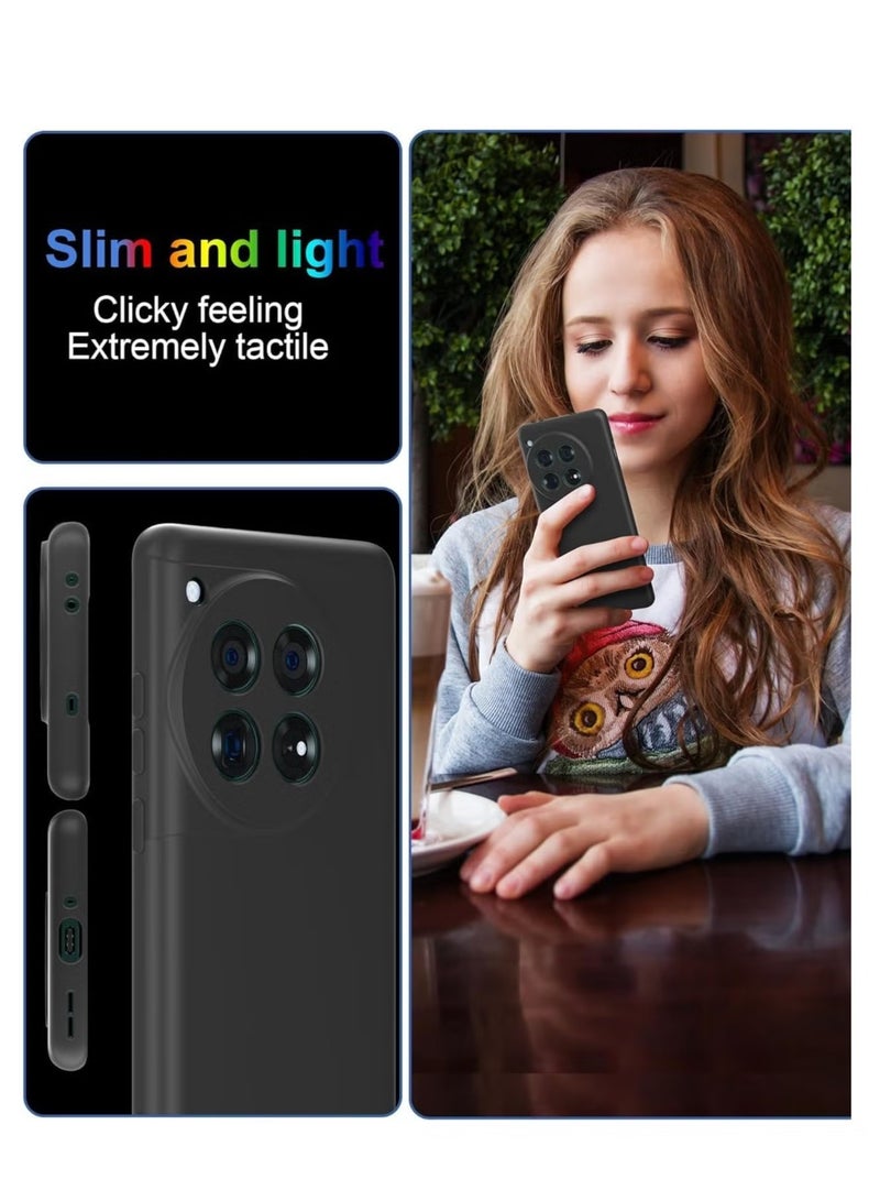 TIGER OnePlus 12R 2024 Liquid Gel Rubber Bumper Case | Soft Microfiber Lining Cushion | Slim Hard Shell Shockproof Protective Cover for OnePlus 12R 5G 2024 | Durable & Stylish Design - Image 4