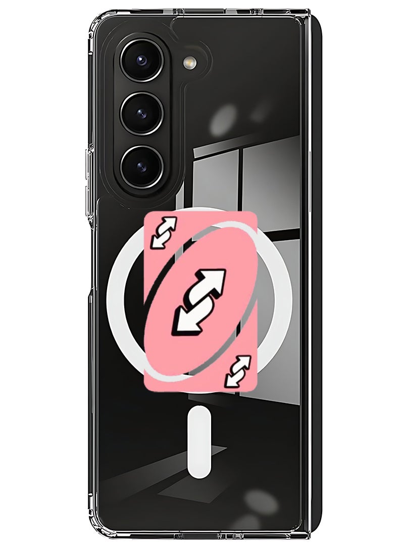 Theodor Magnetic Case for Samsung Galaxy Z Fold 5 Compatible with MagSafe Wireless Charging, Shockproof Phone Bumper Cover Uno - Image 1