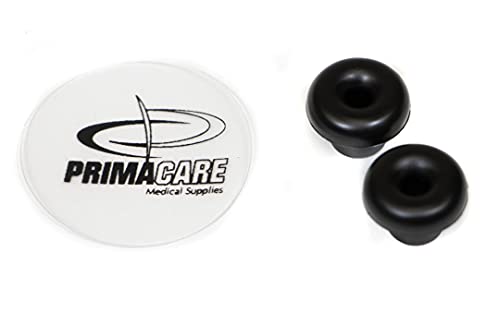 PRIMACARE ستيثوسكوب برايم كير DS-9290-BK بحجم الكبار 22" للأدوات التشخيصية والفحص، خفيف الوزن ورأس مزدوج من الألمنيوم، أسود - Image 5