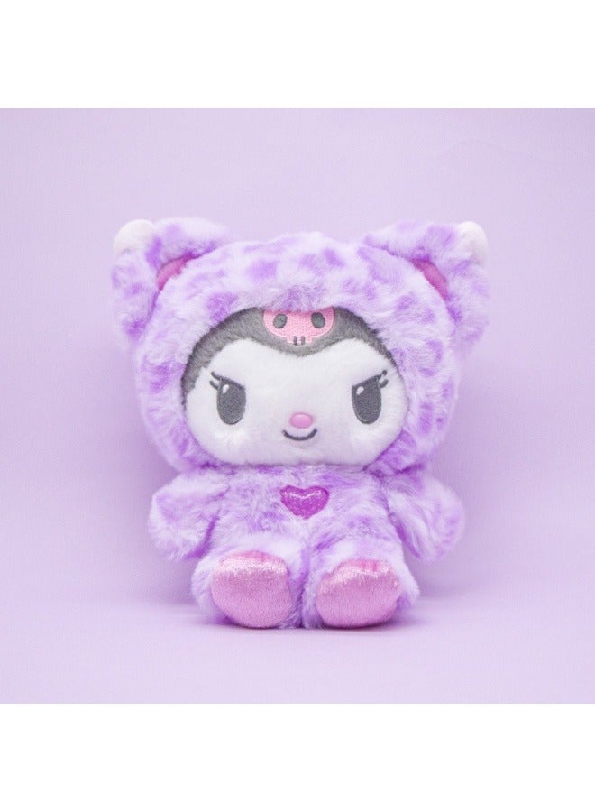 general Love Latte Leopard pattern HelloKitty Plush toy Sanrio Kuromi plush doll suitable for home decoration The best gift for family and friends 20cm - Image 2