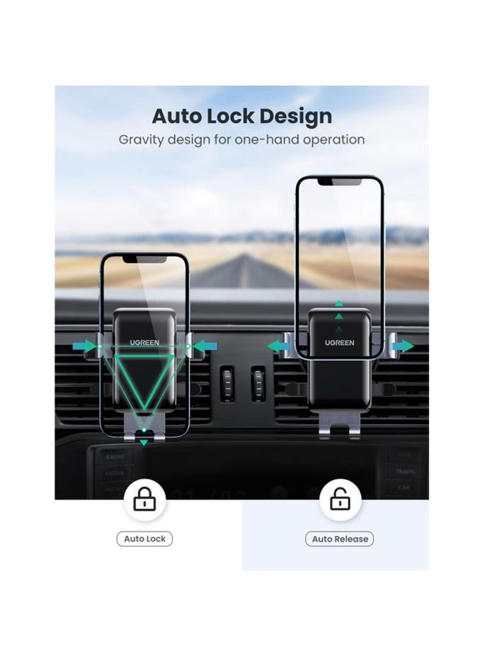 Ugreen Gravity Phone Holder for Round Air Vent - - Image 4