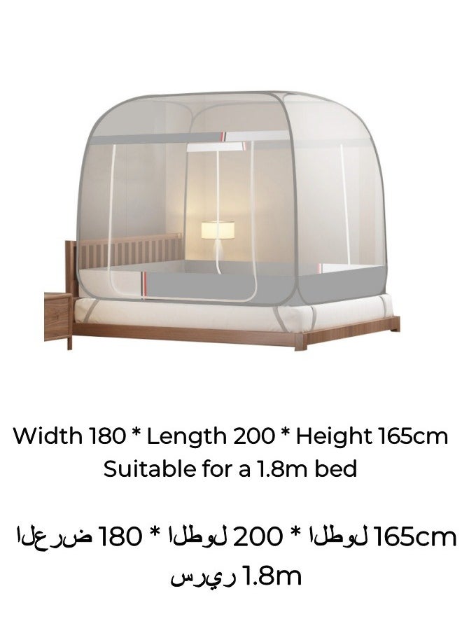 Generic - Mosquito Net Pop Up Tent, Large - for Twin to Queen Size Bed Tent - Mosquito Netting for Camping - Bug Net - Canopy Outdoor, Bed Tent - Insect Screen - Ultralight, Folding Design - Image 1