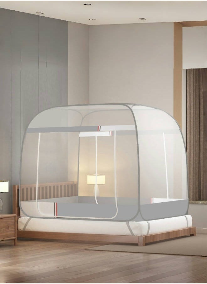 Generic - Mosquito Net Pop Up Tent, Large - for Twin to Queen Size Bed Tent - Mosquito Netting for Camping - Bug Net - Canopy Outdoor, Bed Tent - Insect Screen - Ultralight, Folding Design - Image 1