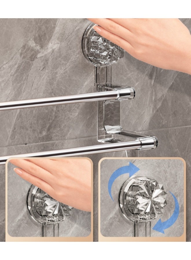 2 Pcs Suction Cup Hooks，Multifunctional Heavy Duty Hooks，Multifunctional Wall Hooks，Waterproof And Moisture Proof，Can Be Disassembled And Reused，Suitable For Kitchen, Bedroom, Bathroom, Entrance Hall - Image 4