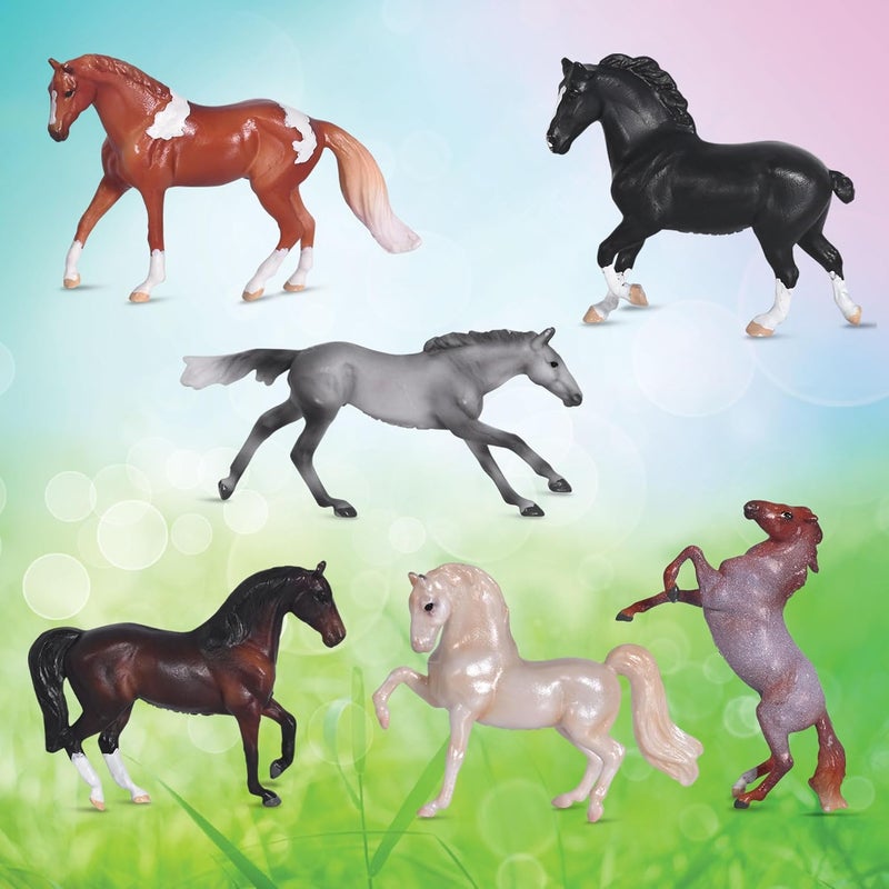 Breyer Horses Mini Whinnies Barn Surprise  3 Horses  Random Assortment  164 Scale  Horses Measure 2 x 15  Model BMW10054 - Image 1