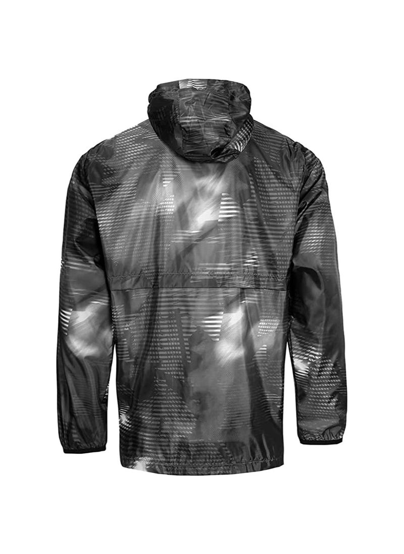 UHLSPORT uhlsport Rain JacketS, Smart breathe® FIT For all kinds of sports in cold and rainy weather Waterproof coating Two Zipped pockets on both sides Army design  - Image 3