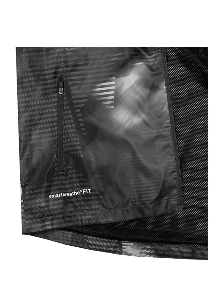 UHLSPORT uhlsport Rain JacketS, Smart breathe® FIT For all kinds of sports in cold and rainy weather Waterproof coating Two Zipped pockets on both sides Army design  - Image 5
