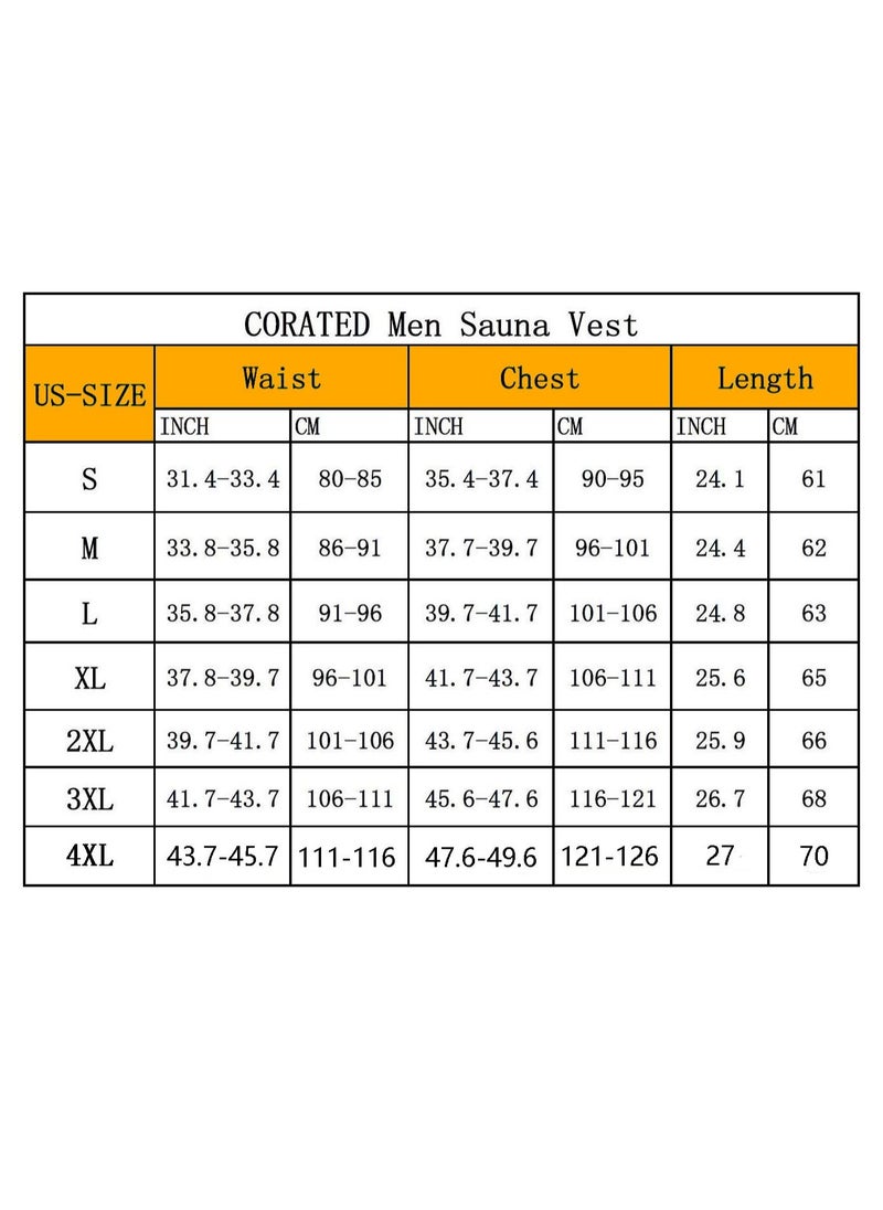 FASHION HOME - Men Hot Neoprene Waist Trainer Vest Workout Sauna Suit Smooth Zipper Tank Top Weight Loss Corset Body Shaper Gym Sweat Shirt - Image 1