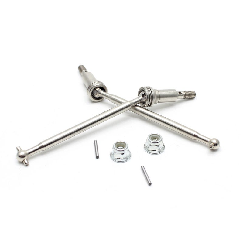 Hosim RC Car Metal Front CVD Drive Shaft Set Accessory Spare Parts 30-WJ02 1/16 9130 RC Car (2 Pcs) - Image 3