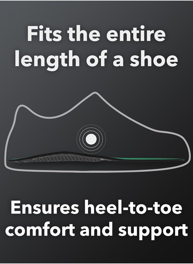 Spenco - Rx Orthotic Arch Support Full Length Shoe Insoles, Green Women's 9-10.5/Men's 8-9.5 - Image 1