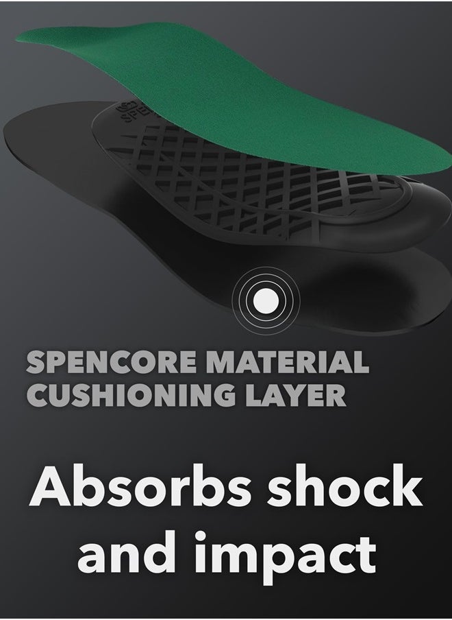 Spenco - Rx Orthotic Arch Support Full Length Shoe Insoles, Green Women's 9-10.5/Men's 8-9.5 - Image 1