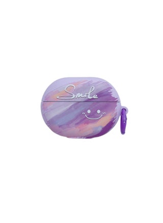 For HuaweiFreebuds Pro3/2 Wireless Bluetooth Headset Cartoon Creative Se3/4i/5i/Pro Soft-Color:Soft Shell Circle-Smile Purple Smiley-Model:Universal For HuaweiFreebuds Pro3/pro4 (protective Case) - pzsku/Z363131F2AFF99C748C73Z/45/1746214642/ab8e59eb-1f2d-4c02-96a2-e8f4b08b46bf
