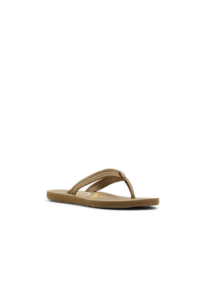 Roxy womens Vista Flip-flop Sandal, Tan 20, 37 EU - Image 5