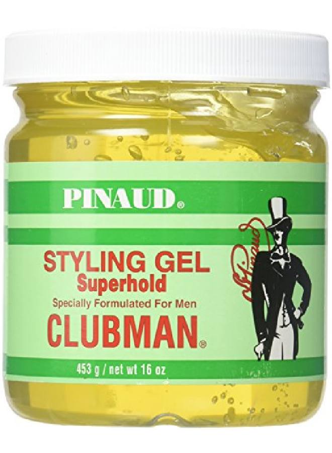 Clubman Superhold Styling Gel 16 Oz - Image 2